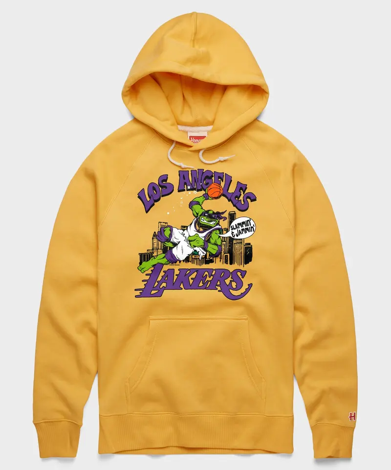 Tmnt X La Lakers Slammin' And Jammin' Hoodie 1