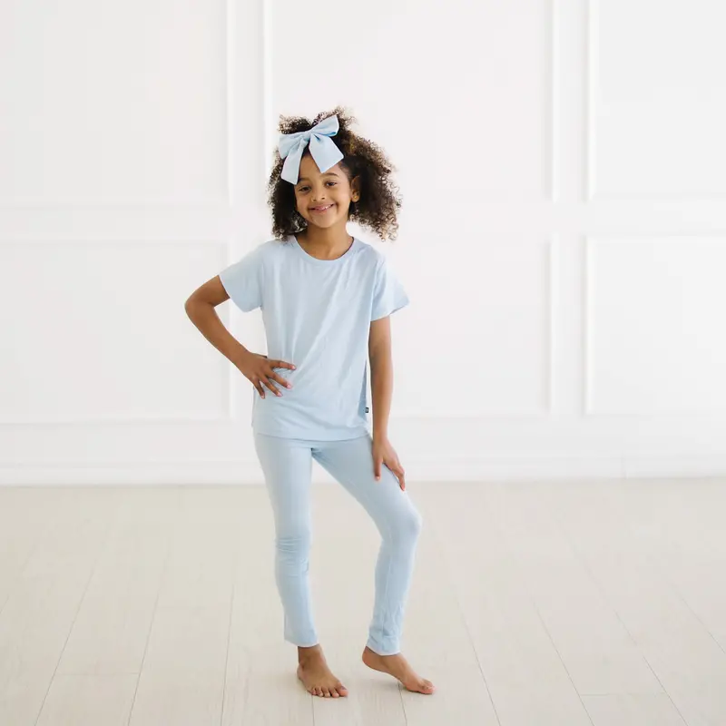 Toddler Basic Tee In Breeze 1