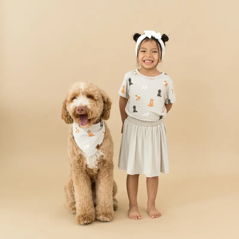 Toddler Basic Tee In Fluffy Dog 1