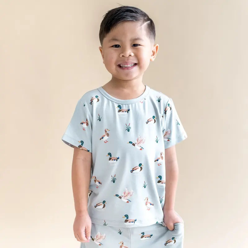 Toddler Basic Tee In Mallard Duck 1