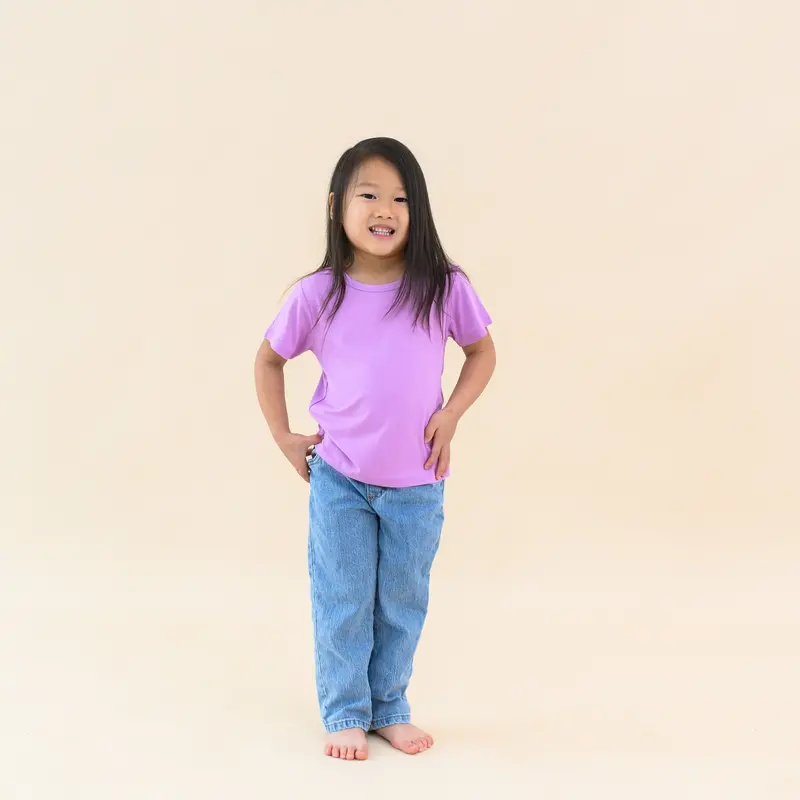 Toddler Basic Tee In Poi 1