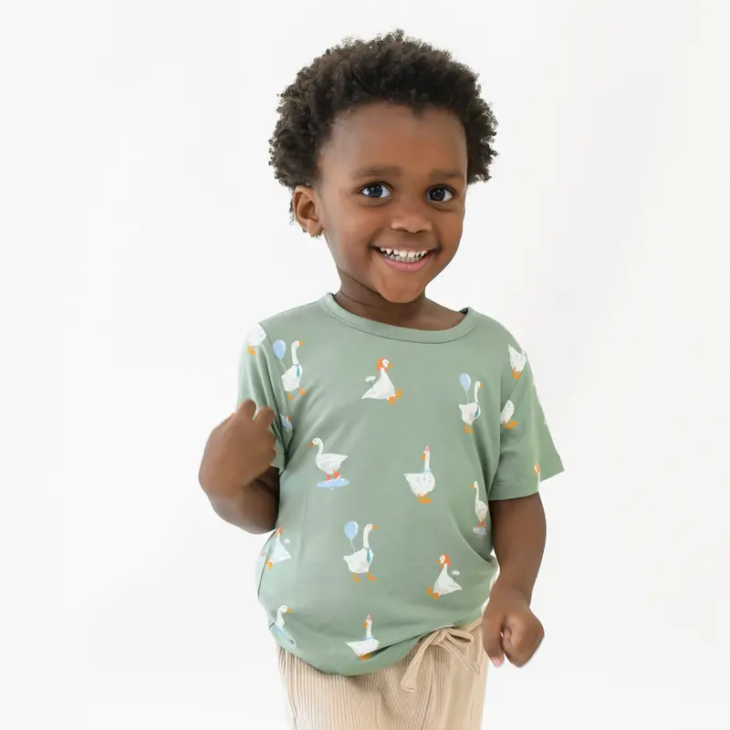Toddler Basic Tee In Silly Goose 1