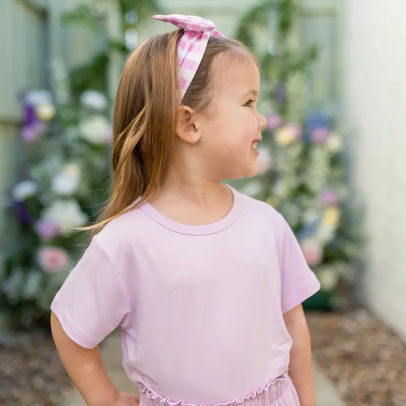 Toddler Basic Tee In Thistle 1