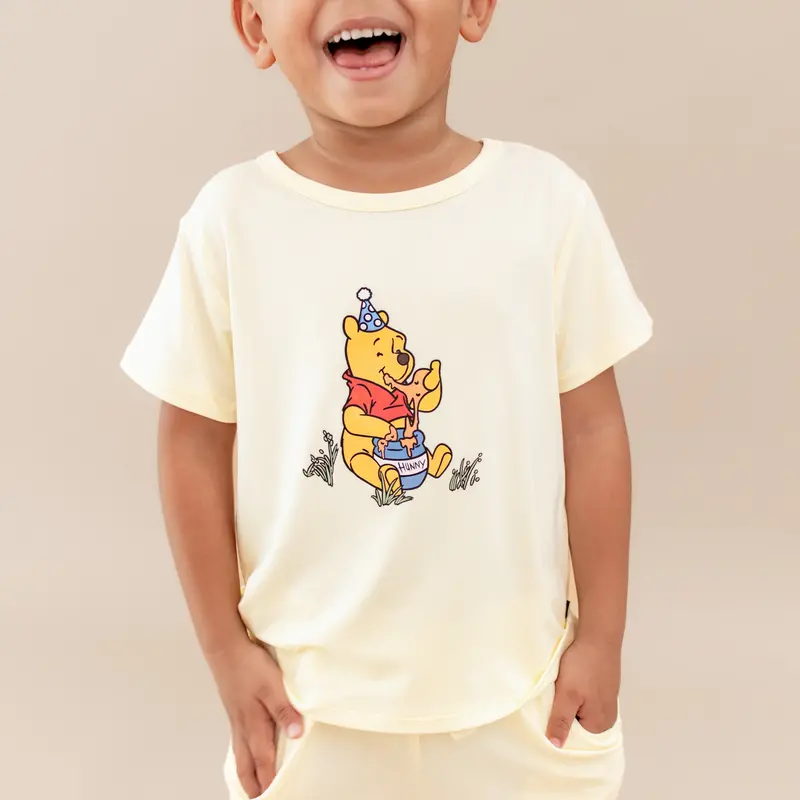 Toddler Basic Tee In Winnie The Pooh On Chamomile 1