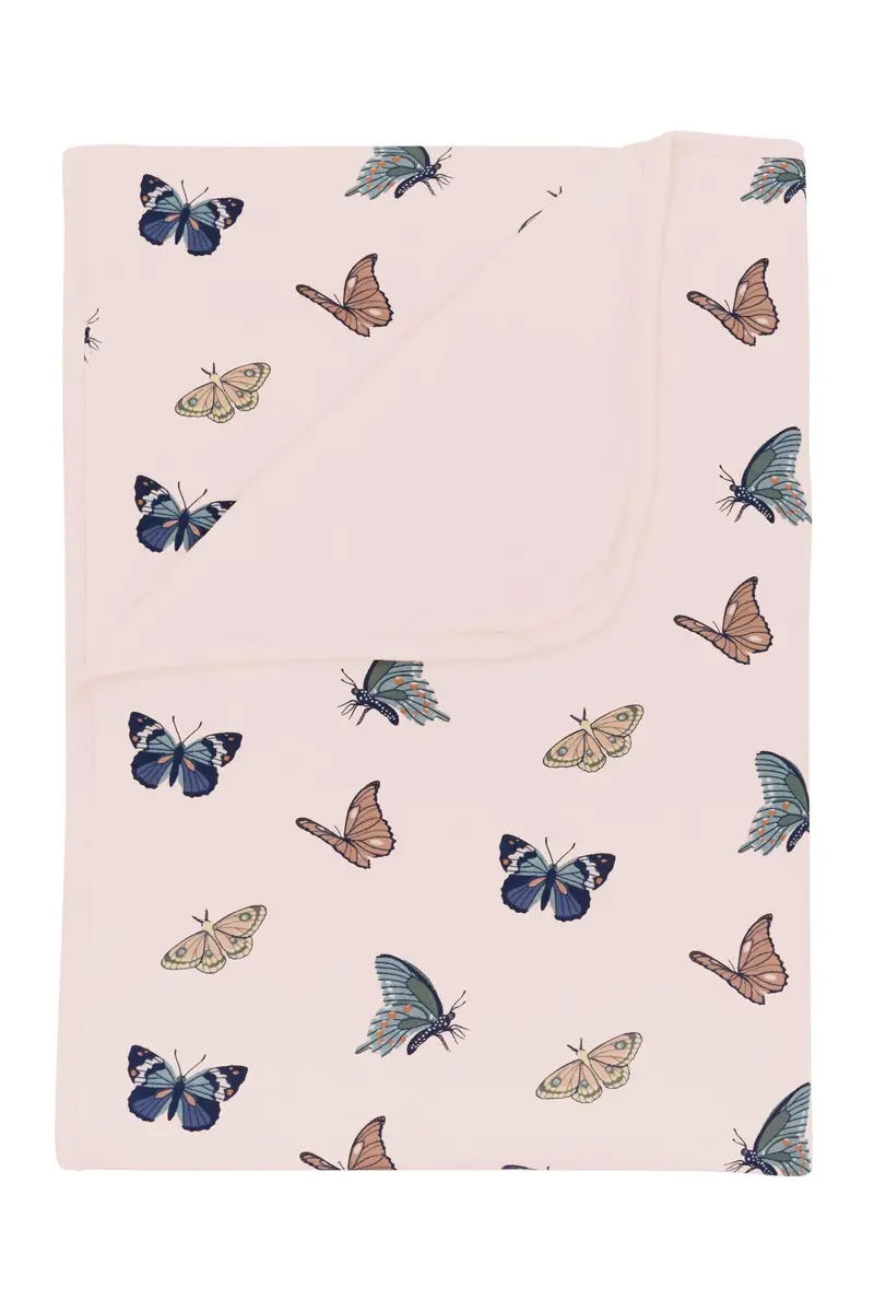 Toddler Blanket In Blush Butterfly 1.0 1