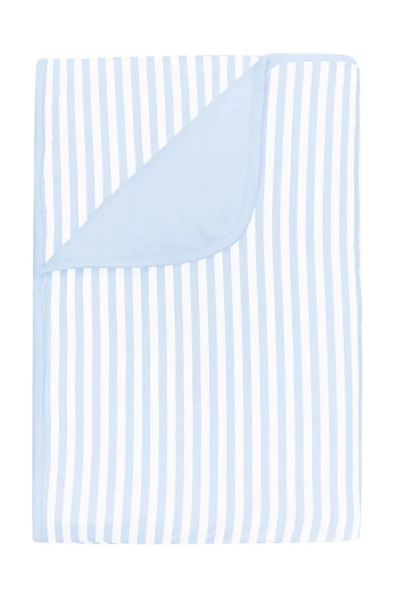 Toddler Blanket In Small Mist Stripe 1.0 1
