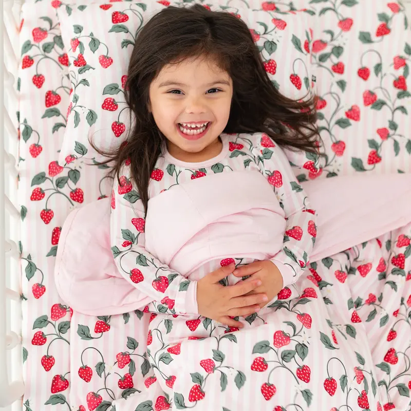 Toddler Blanket In Strawberry Fields 1.0 1