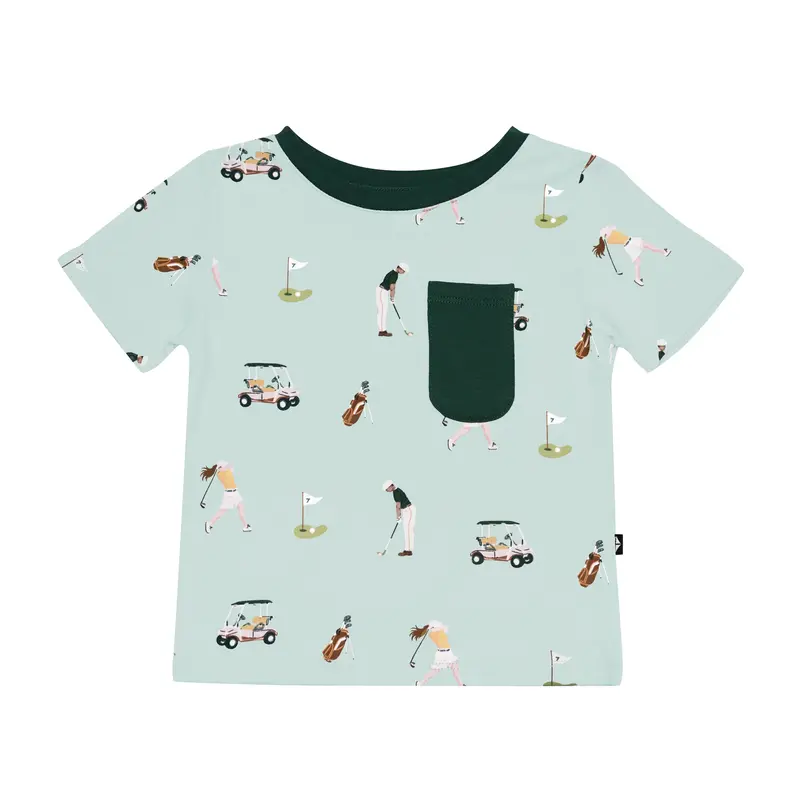 Toddler Crew Neck Tee In Golf 2
