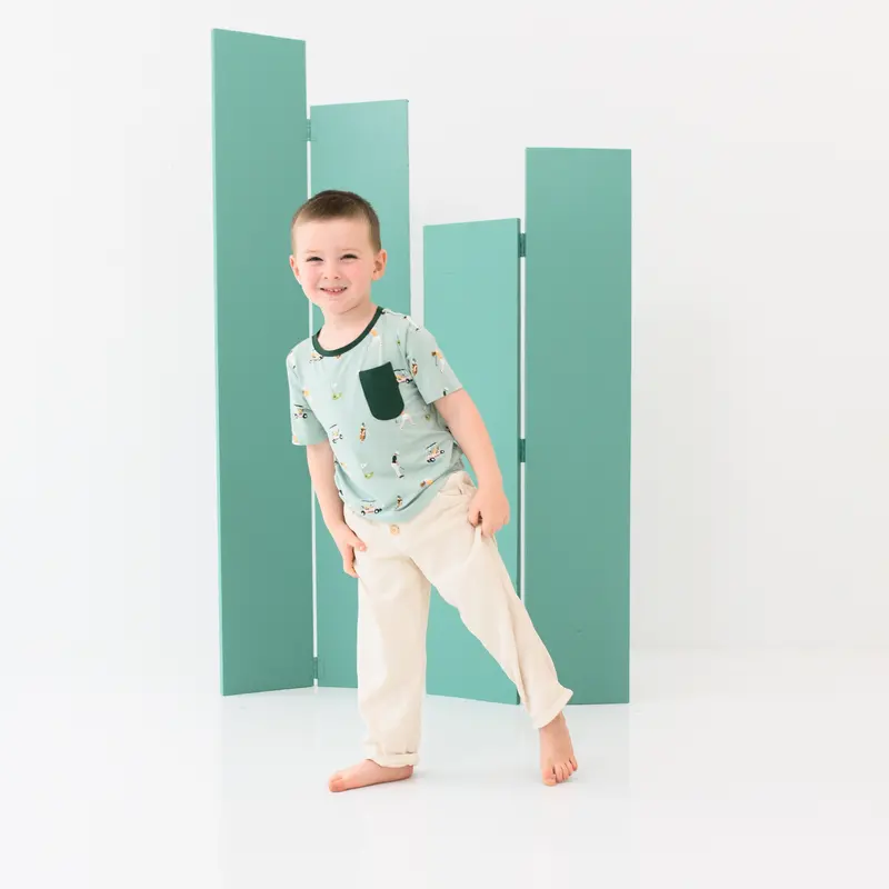 Toddler Crew Neck Tee In Golf 3