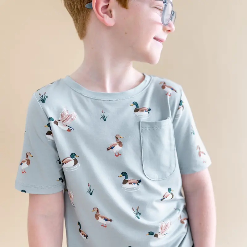 Toddler Crew Neck Tee In Mallard Duck 1