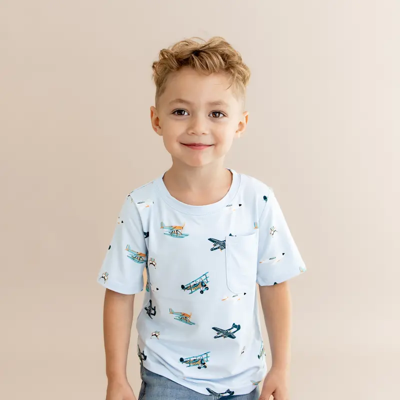 Toddler Crew Neck Tee In Take Off 1
