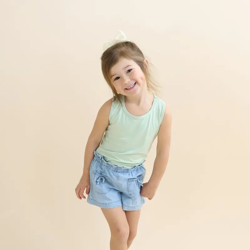 Toddler Tank Top In Basil 4
