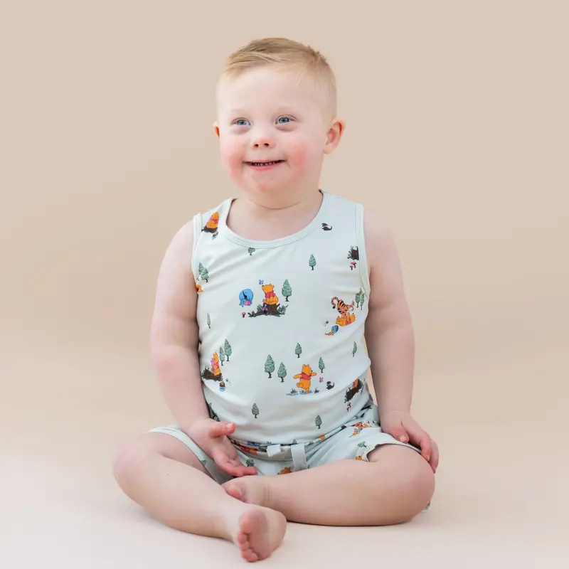 Toddler Tank Top In Winnie The Pooh Hundred Acre Wood 1