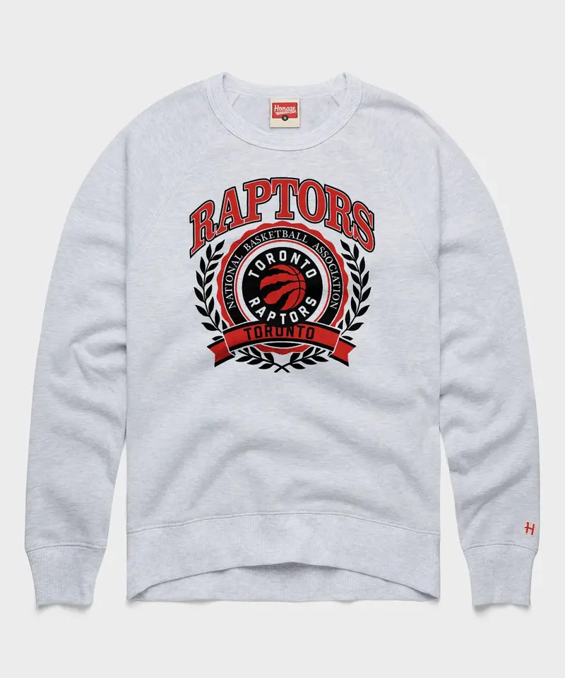 Toronto Raptors Crest Crewneck 1