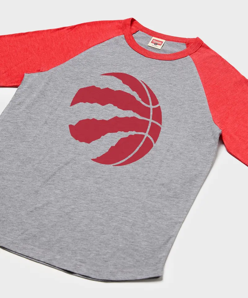 Toronto Raptors Logo Raglan 2