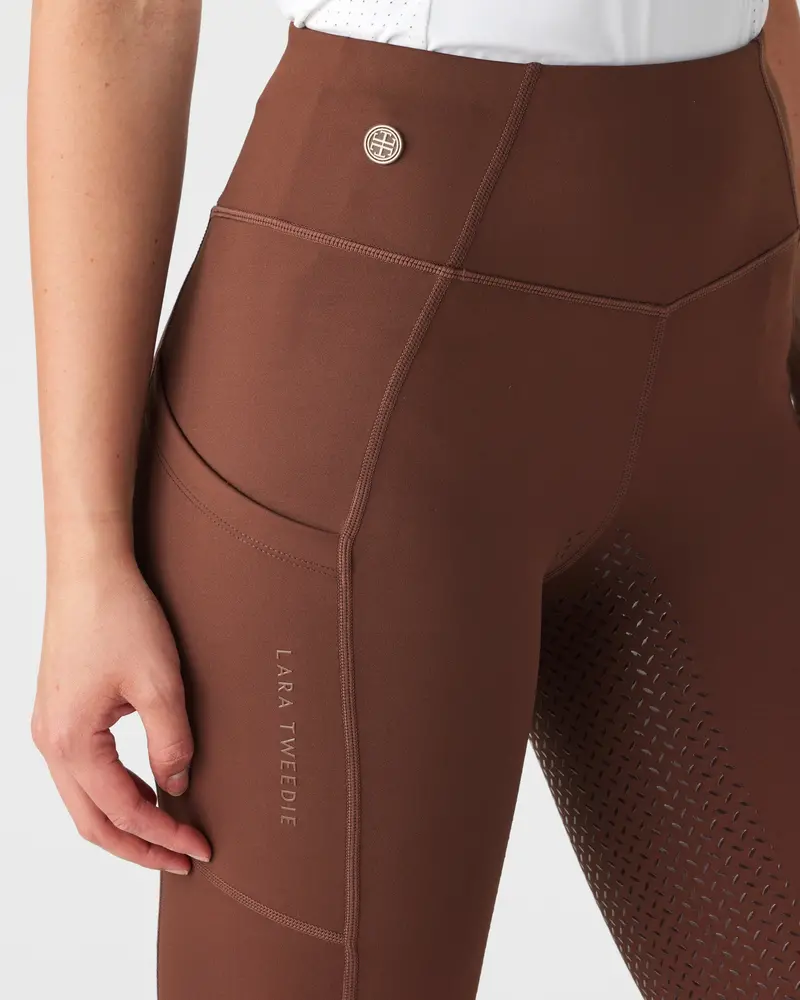 Transcend Riding Leggings - Chocolate 2