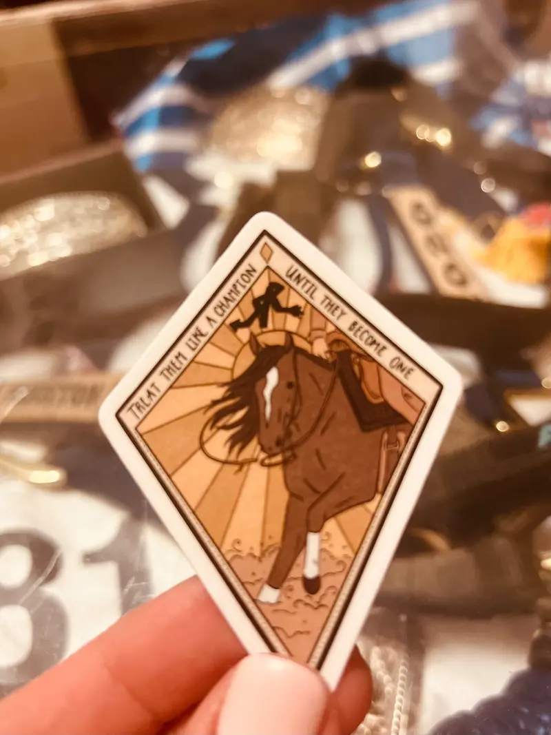 "Treat Them Like A Champion" Sticker 1