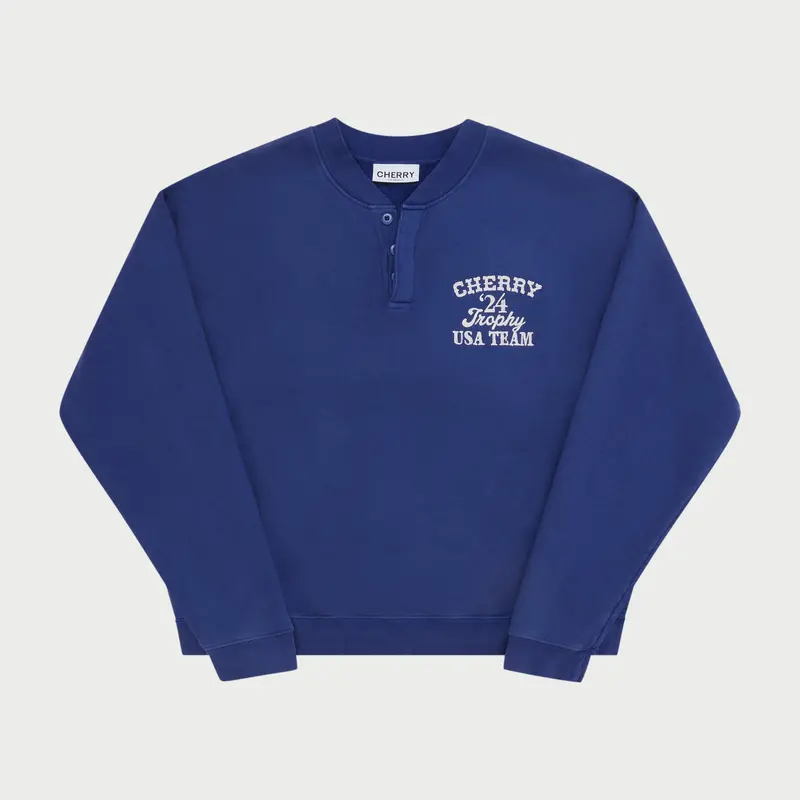 Trophy Henley Crewneck 1