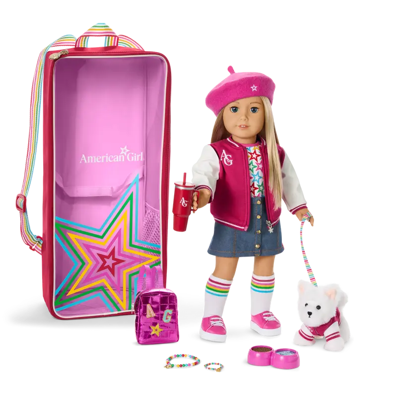 Truly Me™ 18-Inch Doll #100, Accessories, Puppy & Doll Carrier 1