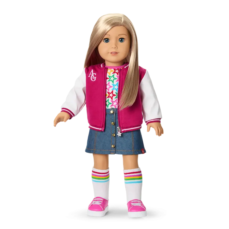 Truly Me™ 18-Inch Doll #100 With Straight Layered Blonde Hair 1