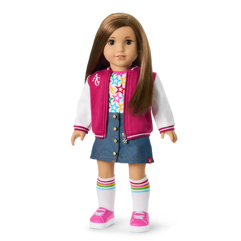 Truly Me™ 18-Inch Doll #107 With Straight Brown Hair 1