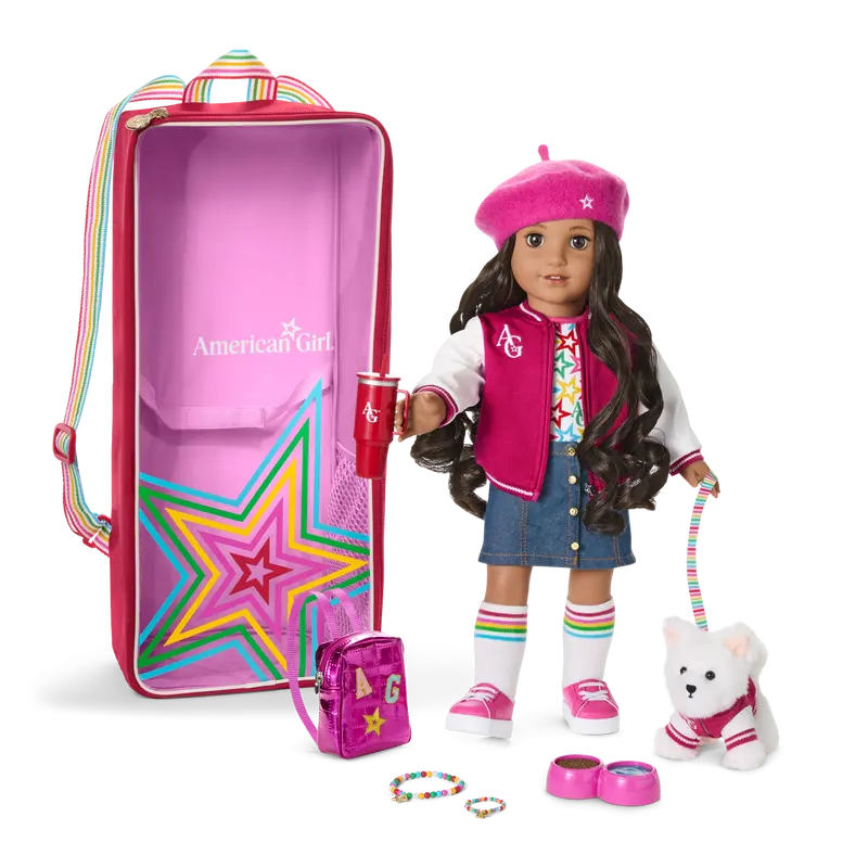 Truly Me™ 18-Inch Doll #108, Accessories, Puppy & Doll Carrier 1