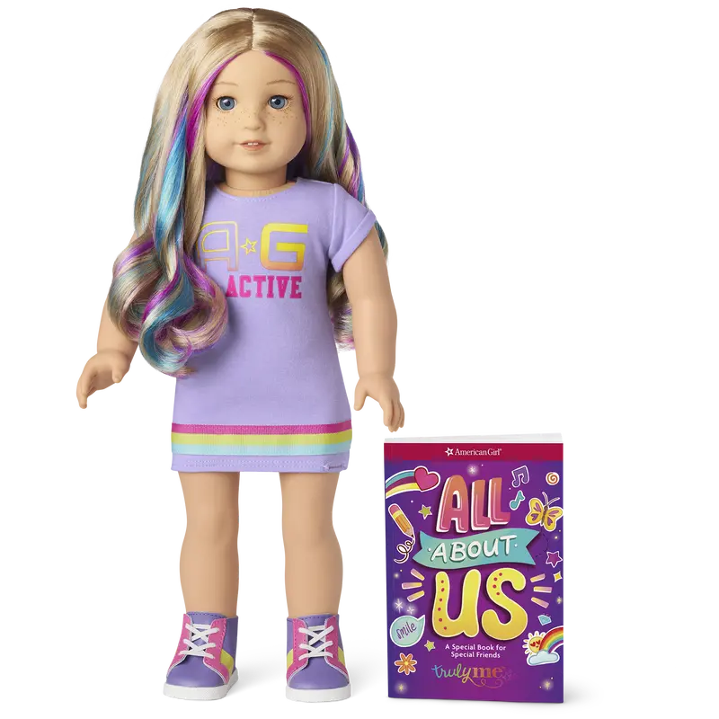 Truly Me™ 18-Inch Doll #110 With Wavy Blonde Hair 1