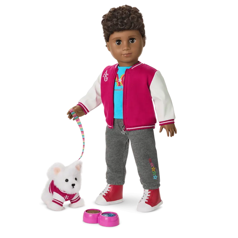 Truly Me™ 18-Inch Doll #113, Puppy & Accessories Ag™ Star Squad Bundle 1