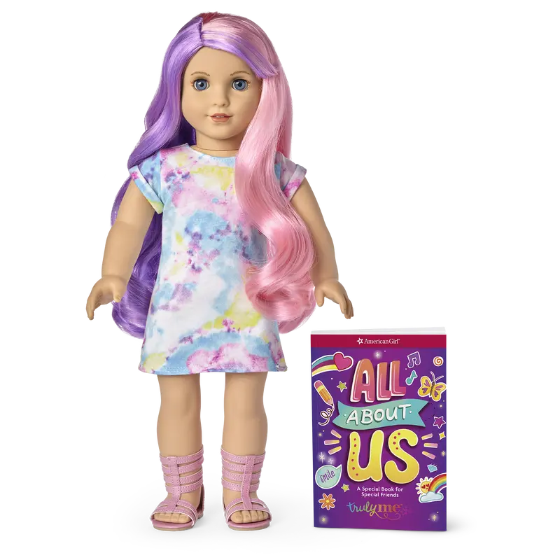 Truly Me™ 18-Inch Doll #116 With Wavy Purple-And-Pink Hair 1