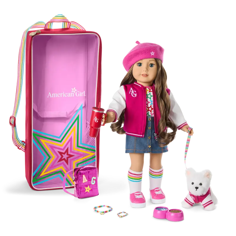 Truly Me™ 18-Inch Doll #126, Accessories, Puppy & Doll Carrier 1