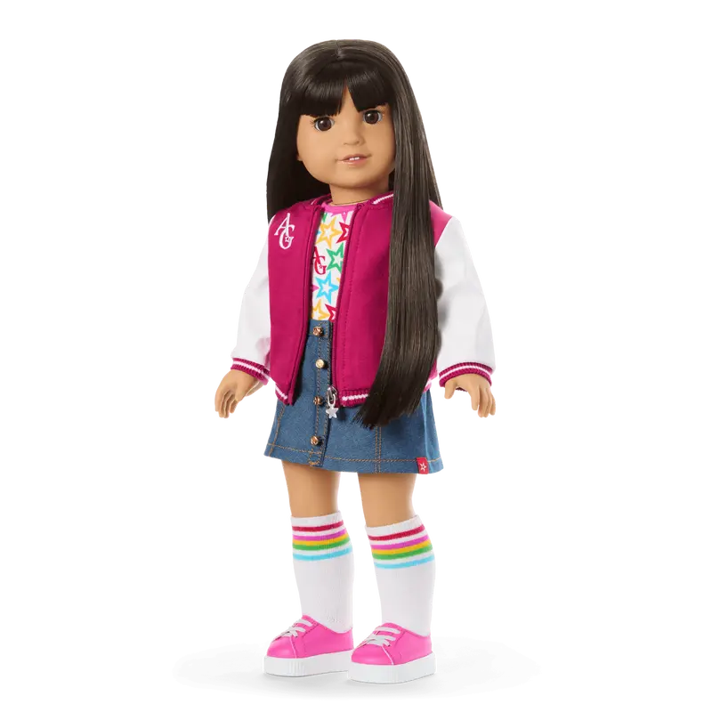 Truly Me™ 18-Inch Doll #130, Puppy, Mini Backpack & Accessories Ag™ Star Squad Bundle 2