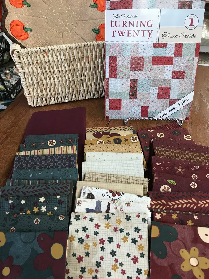 Turning Twenty No. 1, 30 Fat Quarters, 1 Yard For Binding.  Size 86 X 102. 1