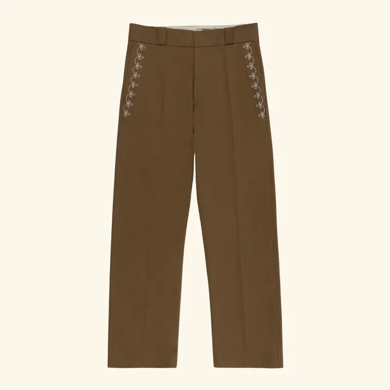 Twill Charro Pants (Nutmeg) 1