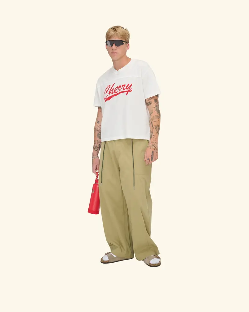 Twill Parachute Pants (Cactus Green) 4