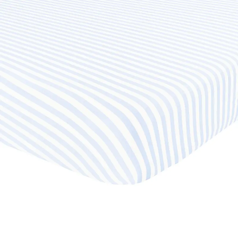 Twin Sheet In Small Mist Stripe 1