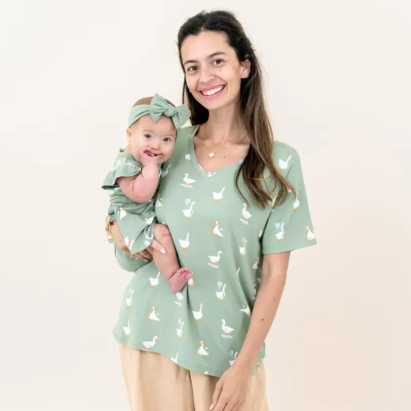 Twirl Bodysuit Dress In Silly Goose 3