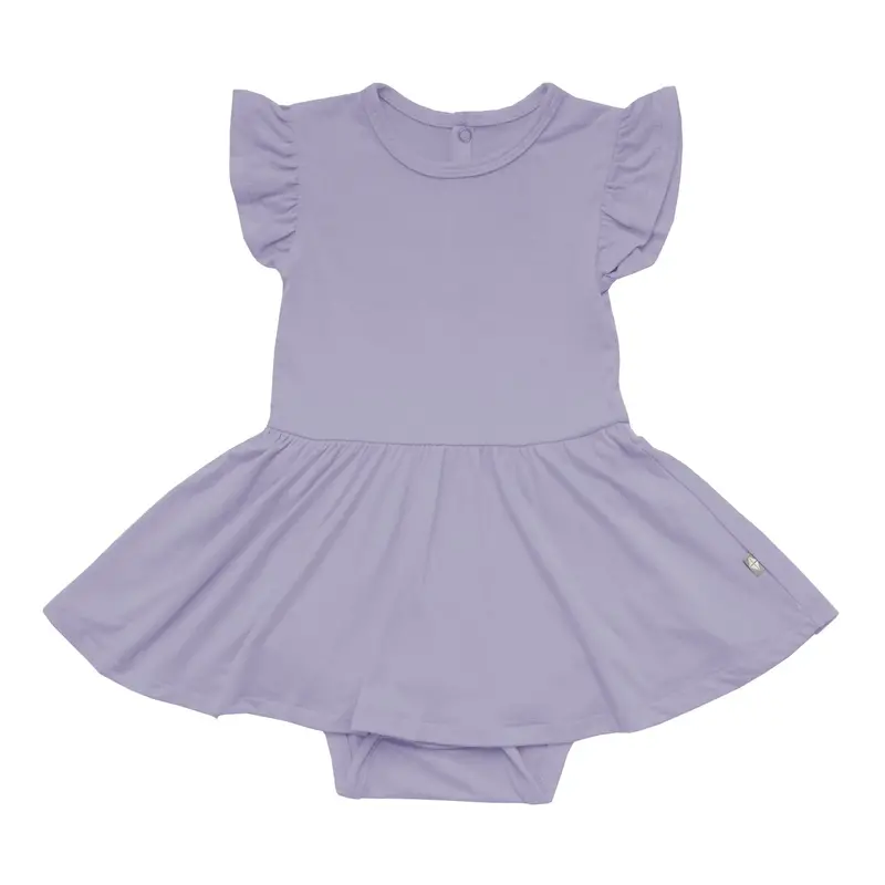 Twirl Bodysuit Dress In Taro 1