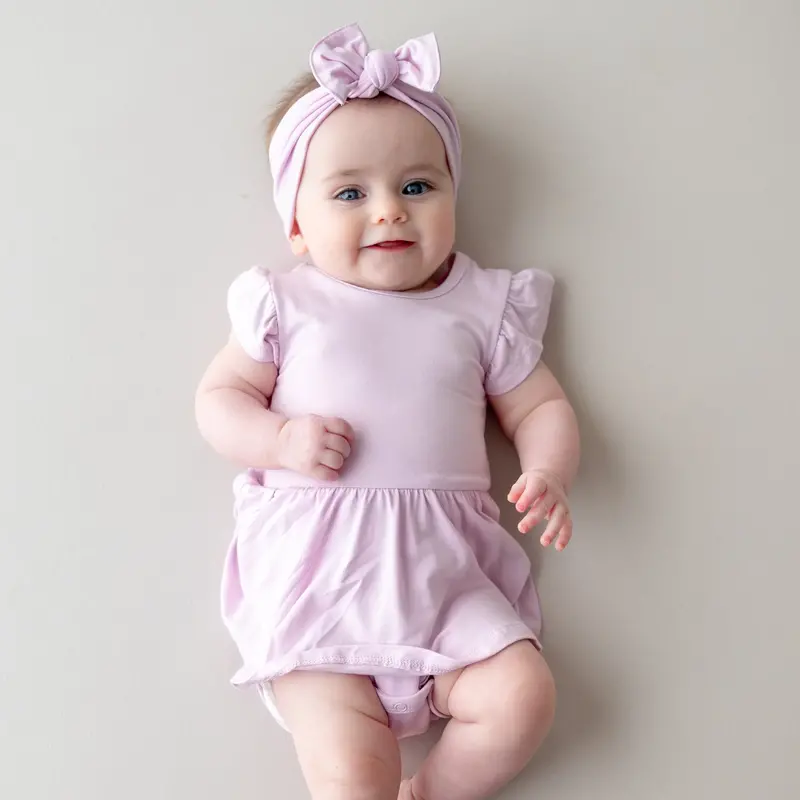 Twirl Bodysuit Dress In Thistle 1