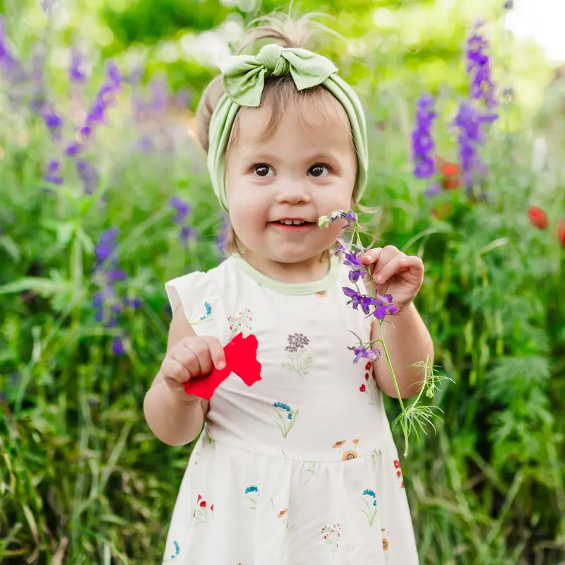 Twirl Bodysuit Dress In Wildflower 3