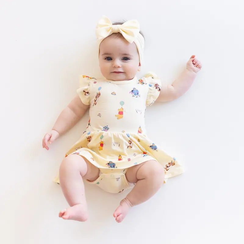 Twirl Bodysuit Dress In Winnie The Pooh Celebration 1