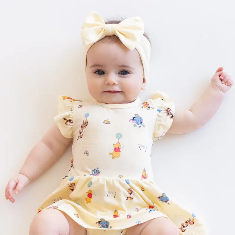 Twirl Bodysuit Dress In Winnie The Pooh Celebration 3