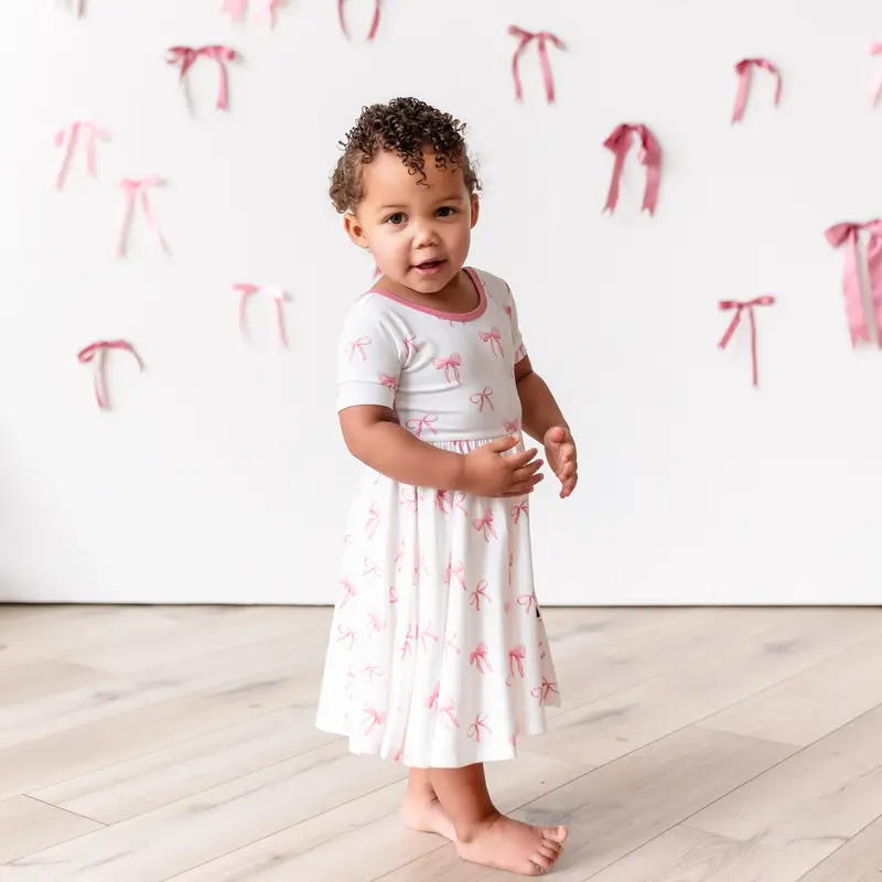 Twirl Dress In Bow 1