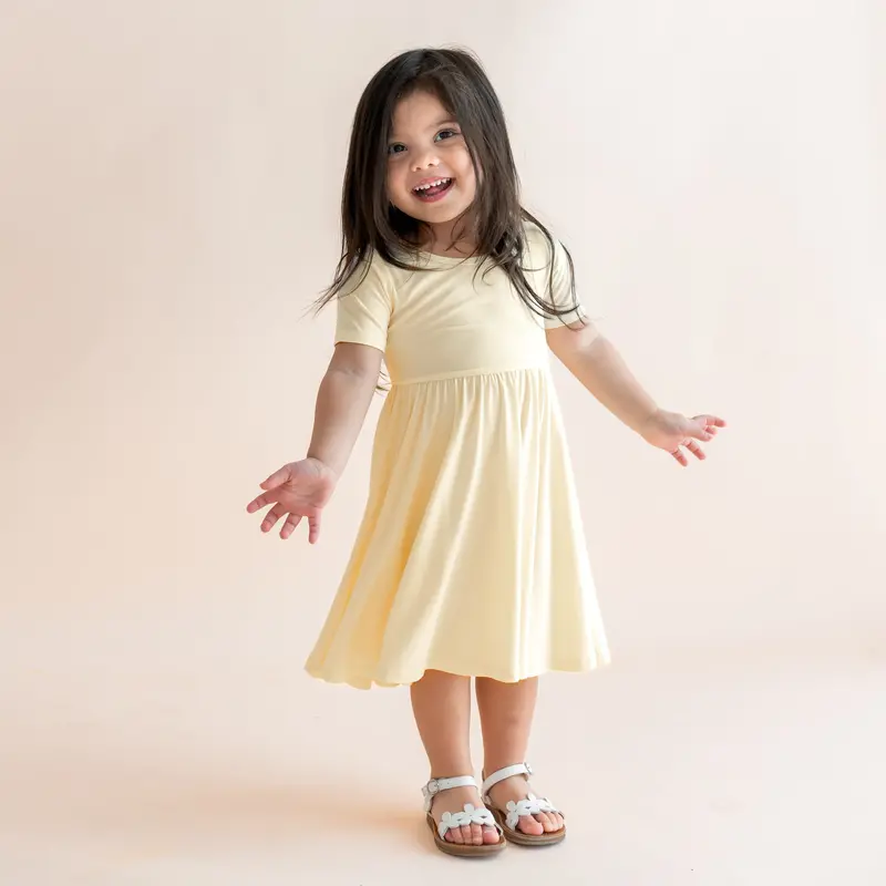 Twirl Dress In Chamomile 1