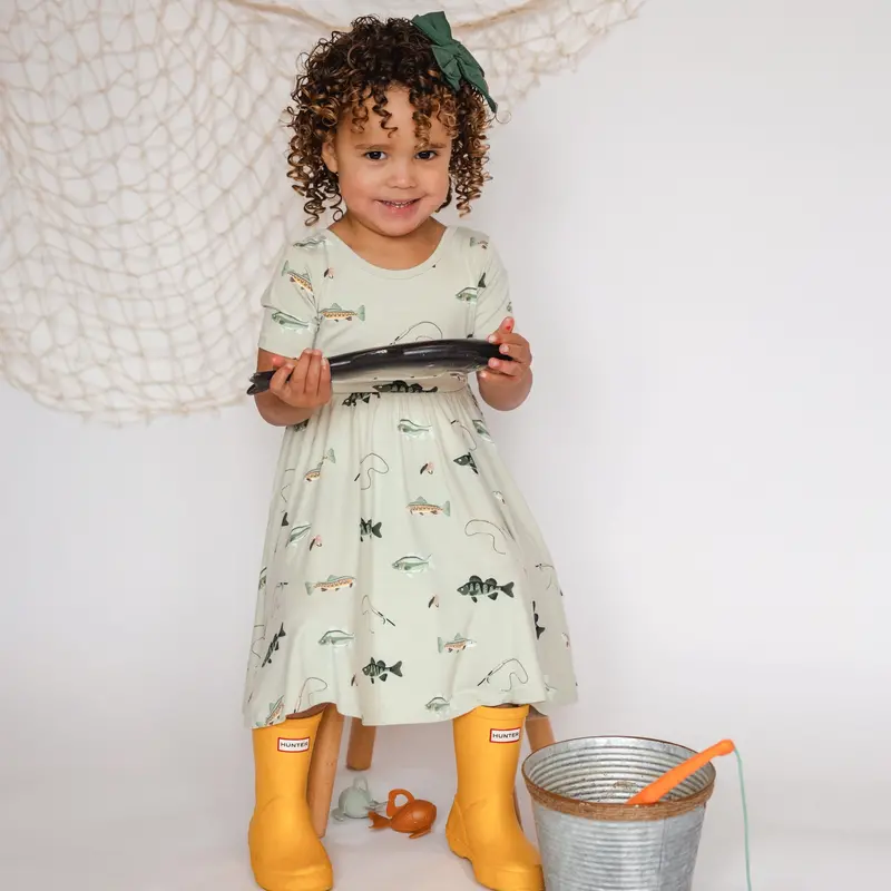 Twirl Dress In Fishing 1