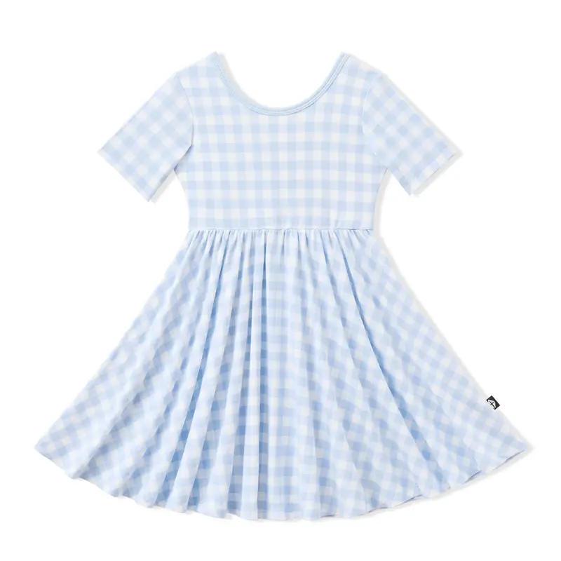 Twirl Dress In Gingham Breeze 2