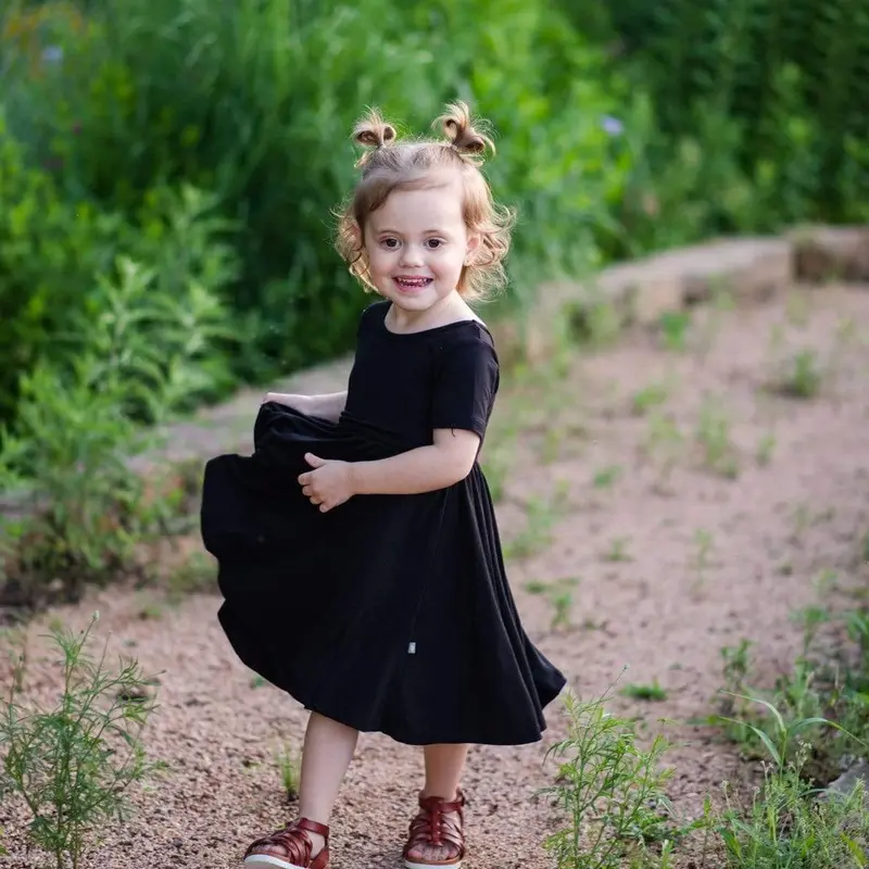 Twirl Dress In Midnight 1