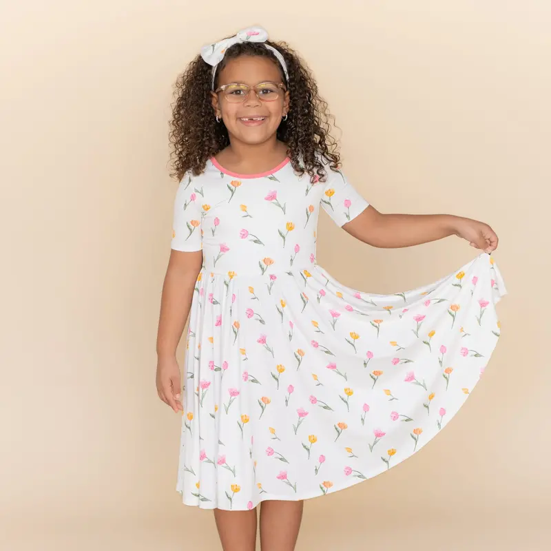 Twirl Dress In Tulip 1