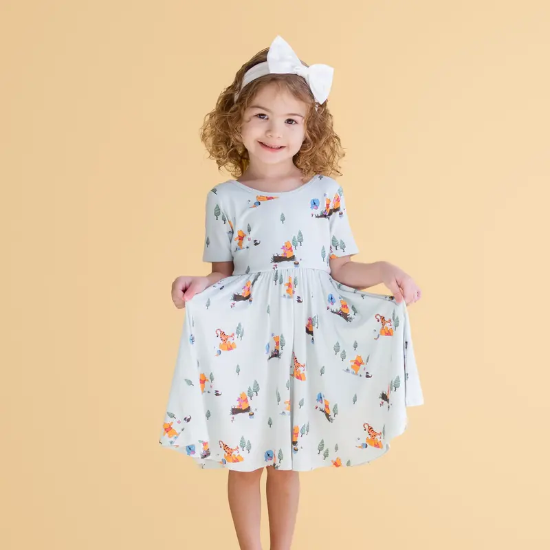 Twirl Dress In Winnie The Pooh Hundred Acre Wood 1