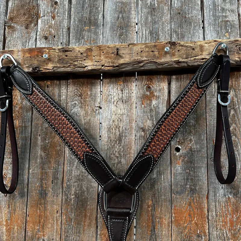 Two Tone Honeycomb Breastcollar #56255 1