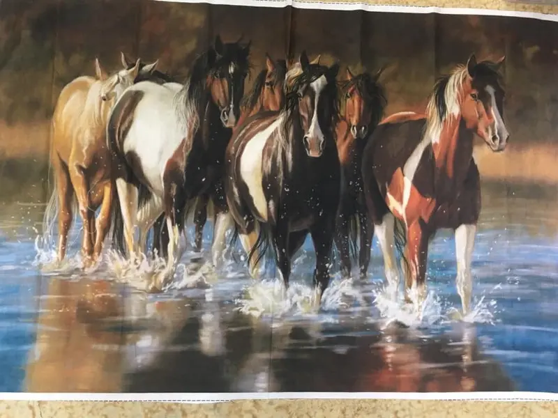 Unbridled Horse Panel By Victoria Schultz, Northcott  Dp22459 1